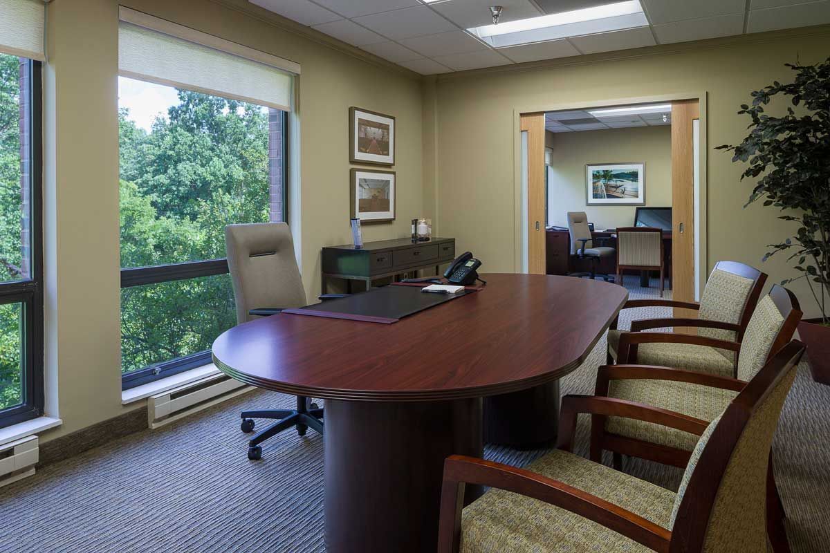Arrangement office and casket selection room: Columbia Arrangement Center
