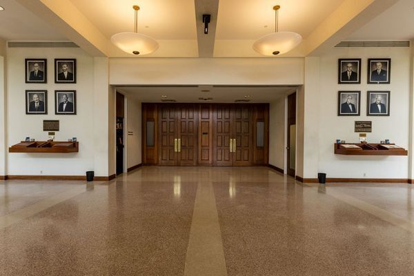 View of doors to the Main Chapel