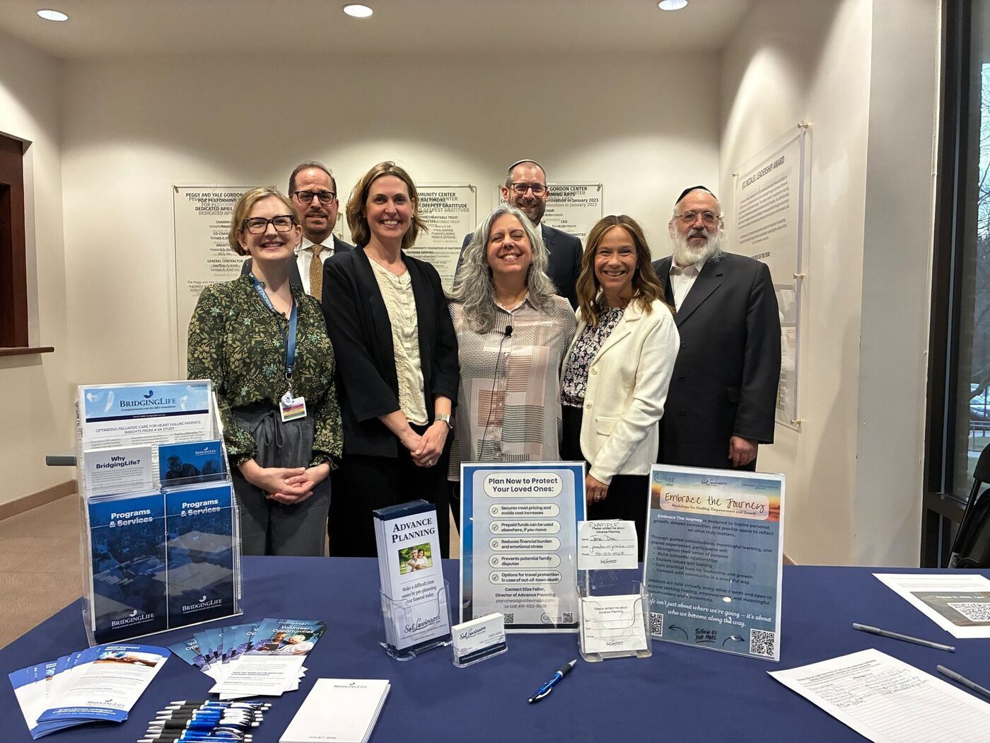 Sol Levinson joins other sponsors for "The Power of Your Words: Mastering Challenging Conversations" event at the JCC