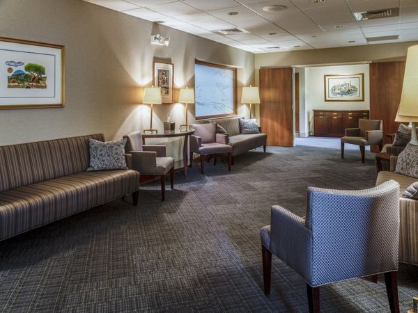 Family rooms offer a comfortable, private place to gather before the service