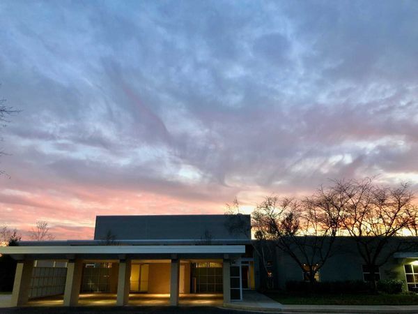 Our Pikesville location at sunset