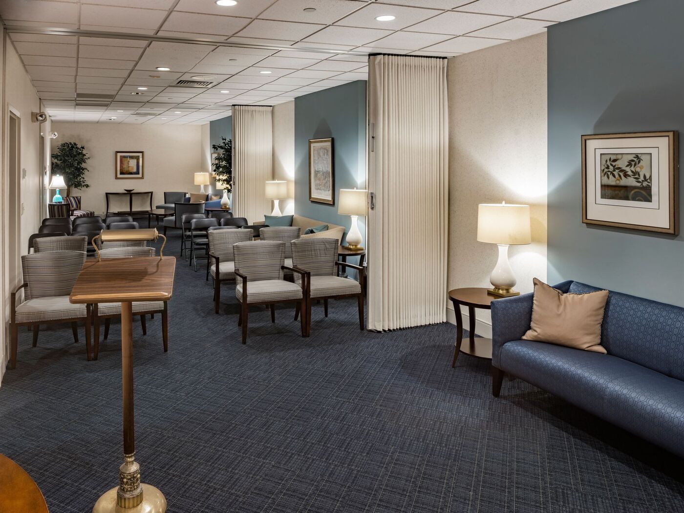 Our parlor, for smaller and more intimate services